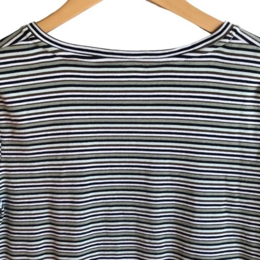 Northern Reflections T Shirt XL Stripes 100% Cotton Short Sleeve - Picture 5 of 8